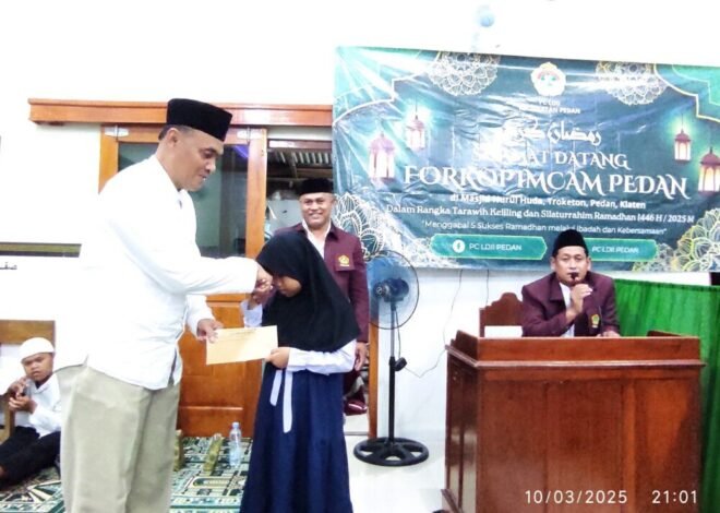 Usai Purna Tugas dari Camat Pedan, Didik Sudiarto Tetap Tunjukkan Kepeduliannya Pada Yatim Piatu