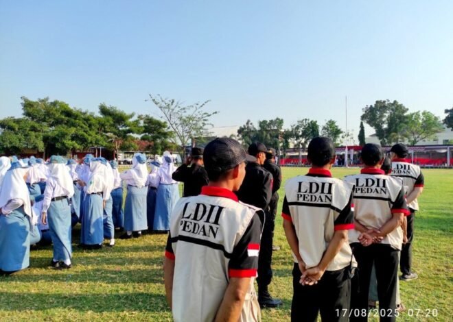 Bersama Forkopimcam dan Lintas Ormas, Pemuda LDII Satukan Barisan di Upacara HUT RI Pedan