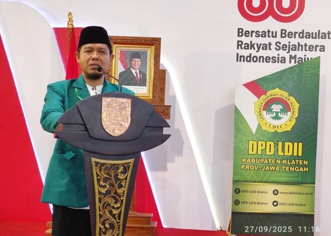 Ketua DPD LDII Klaten Sampaikan Empat Fokus Program Kerja untuk Periode 2025–2030