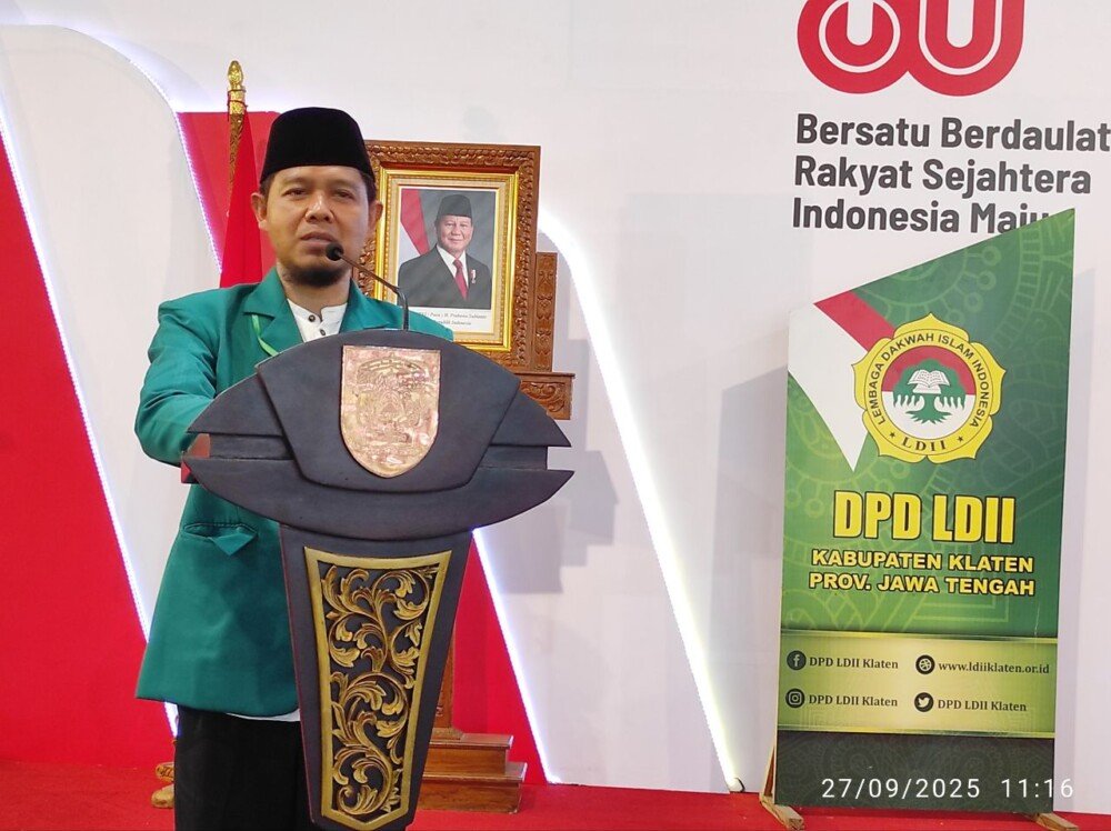 Ketua DPD LDII Klaten Sampaikan Empat Fokus Program Kerja untuk Periode 2025–2030