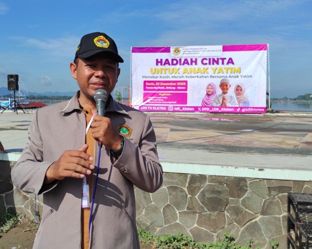 Sentuhan Kasih Hari Ibu, LDII Klaten Bahagiakan Anak Yatim di Rawa Jombor