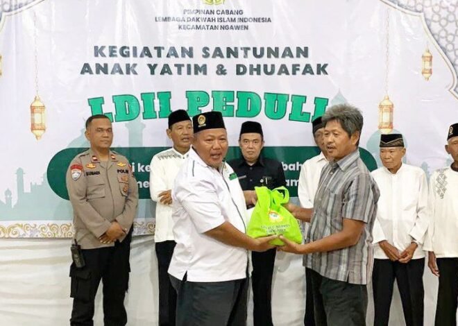 LDII Bersama Muspika Ngawen Berbagi Santunan untuk Anak Yatim dan Dhuafa