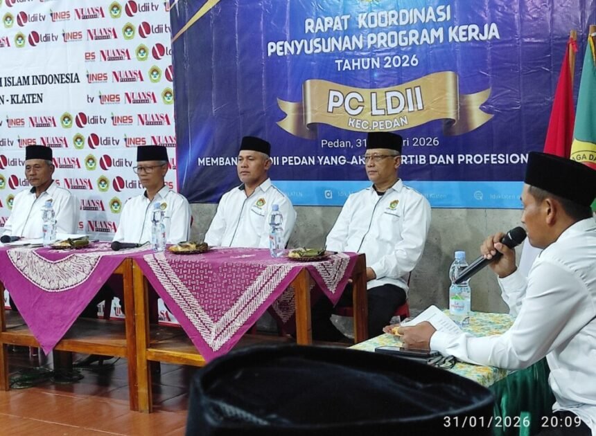Ketua PC LDII Pedan Tegaskan 8 Bidang Pengabdian LDII untuk Bangsa dalam Raker 2026