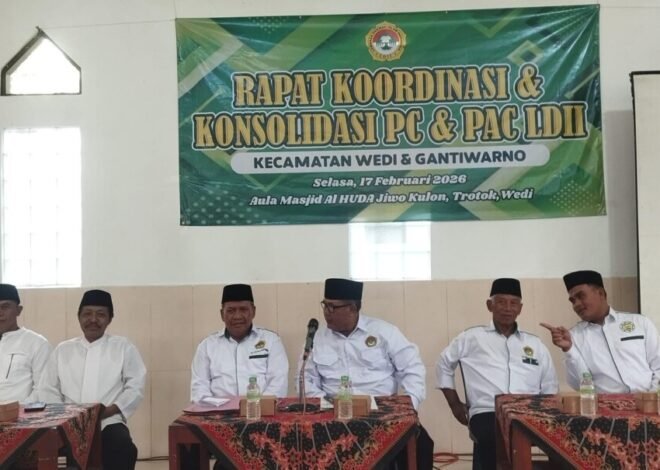 Perkuat Soliditas Grassroot, PC-PAC LDII Wedi dan Gantiwarno Gelar Konsolidasi