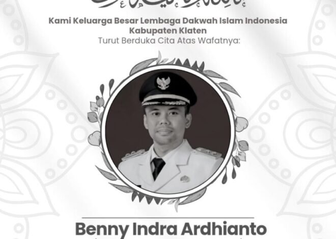 LDII Klaten Kehilangan Sosok Sahabat, Ketua DPD Kenang Kehadiran Almarhum Wabup