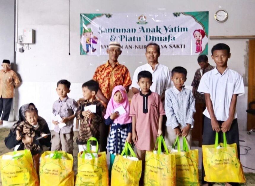 Jelang Lebaran, Yayasan Annur Mulya Sakti Kolaborasi dengan LDII Klaten Santuni Anak Yatim