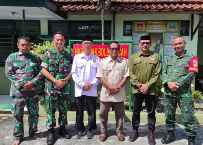 Jelang Idul Fitri, LDII Pedan Bersama Senkom dan PERSINAS ASAD Koordinasi dengan Koramil Pedan