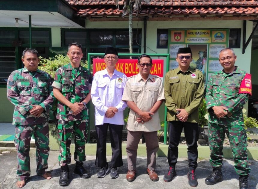Jelang Idul Fitri, LDII Pedan Bersama Senkom dan PERSINAS ASAD Koordinasi dengan Koramil Pedan