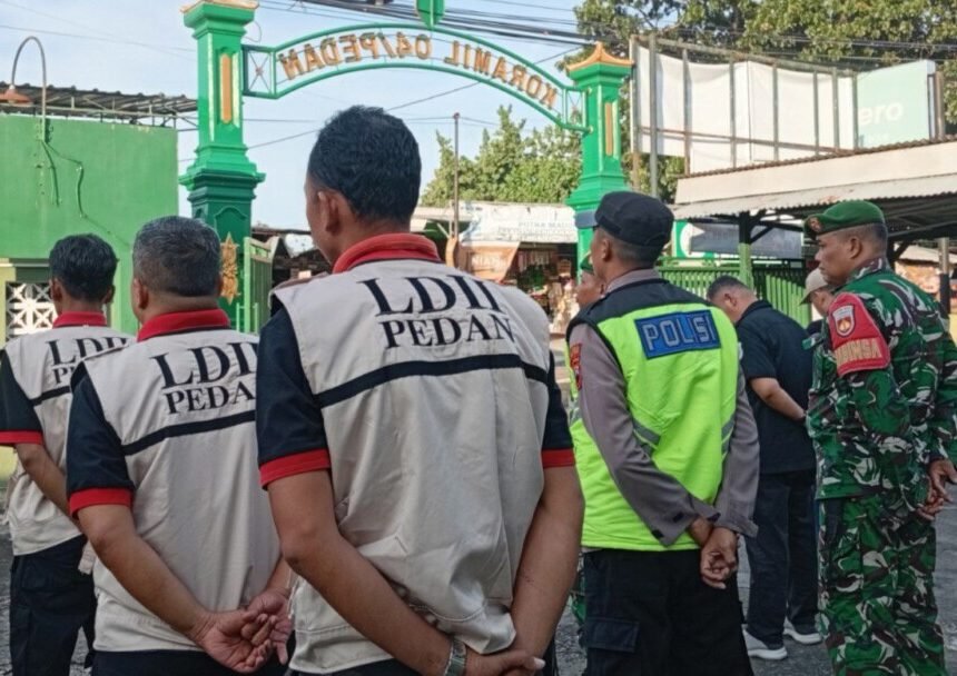 LDII Pedan Perkuat Sinergi Lintas Ormas dalam Apel Gelar Pasukan Pengamanan Idul Fitri 2026