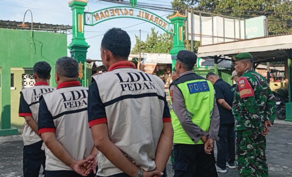 LDII Pedan Perkuat Sinergi Lintas Ormas dalam Apel Gelar Pasukan Pengamanan Idul Fitri 2026