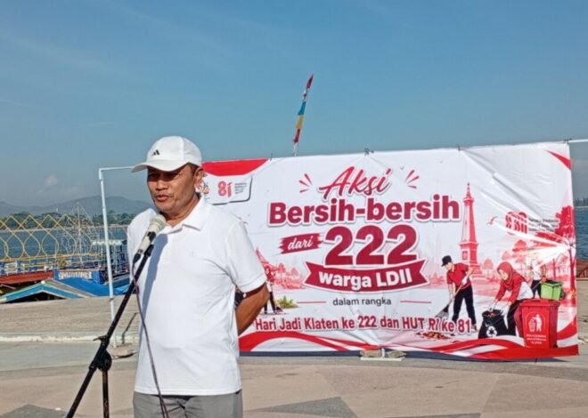 222 Peserta Ramaikan Jalan Sehat dan Bersih-bersih Rawa Jombor, Semarakkan Hari Jadi Klaten ke-222