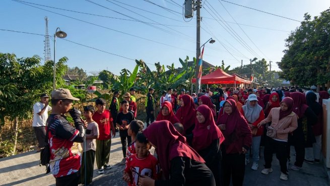 Generus Generus Remaja LDII Jogonalan Gelar Fun Walk Haornas 2026