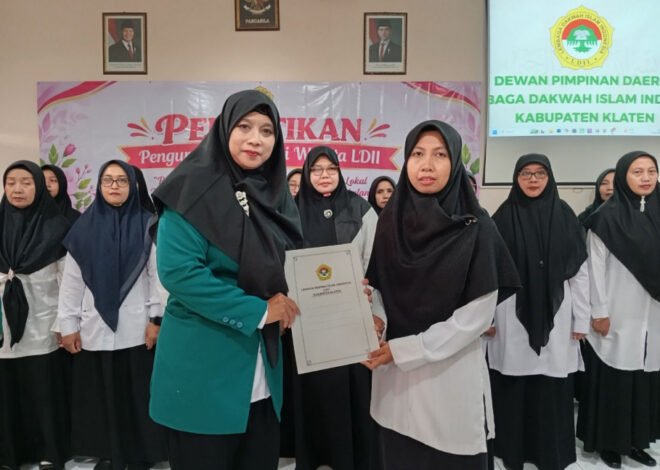 Pelantikan Wanita LDII Klaten Jadi Momentum Perkuat Pemberdayaan Perempuan dan Keluarga