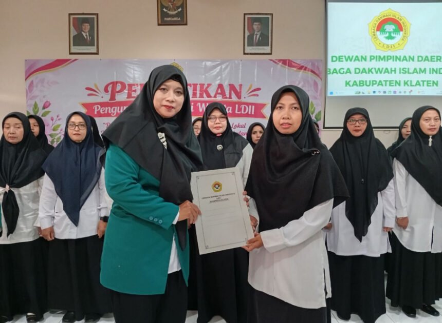 Pelantikan Wanita LDII Klaten Jadi Momentum Perkuat Pemberdayaan Perempuan dan Keluarga