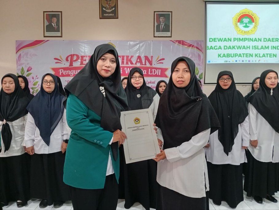 Pelantikan Wanita LDII Klaten Jadi Momentum Perkuat Pemberdayaan Perempuan dan Keluarga