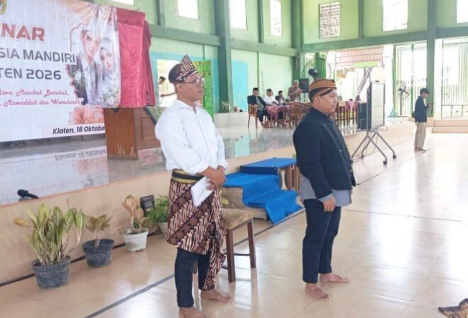 Seminar Pra-Nikah Generasi Muda Klaten, Bekal Cinta Halal Generasi Masa Kini
