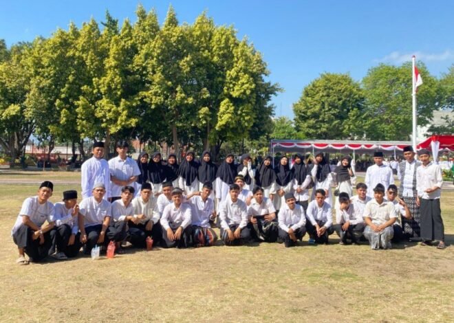 Santri Ponpes Syahid Almaarif Klaten Ikuti Apel Hari Santri Nasional